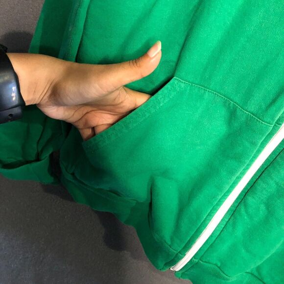 Meta facebook jacket adults small s reebok green american apparel fleece m - Picture 11 of 15